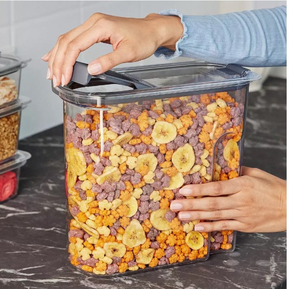 RUBBERMAID BRILLIANCE PANTRY 18 CUP CEREAL KEEPER 🥣✨